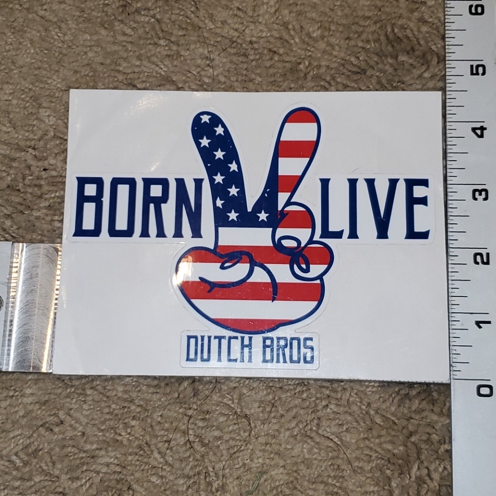Born 2 Live Dutch Decal